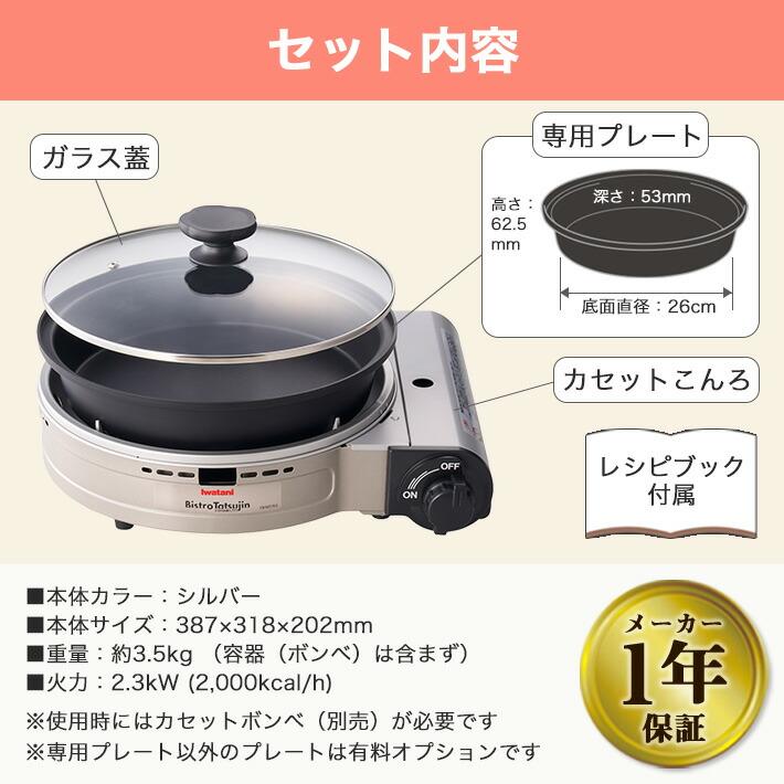 Iwatani（イワタニ） 【最新モデル】ビストロの達人プラス シルバー