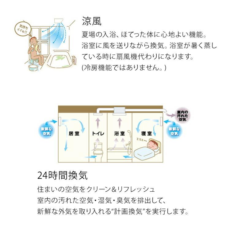 【交換基本工事費込】マックス 天井埋込み型浴室換気暖房乾燥機 1室換気/100V型 BS-161H-2-SET 浴室乾燥機 浴室暖房機 衣類乾燥 換気【2024年5月上旬発送】｜airhope｜09