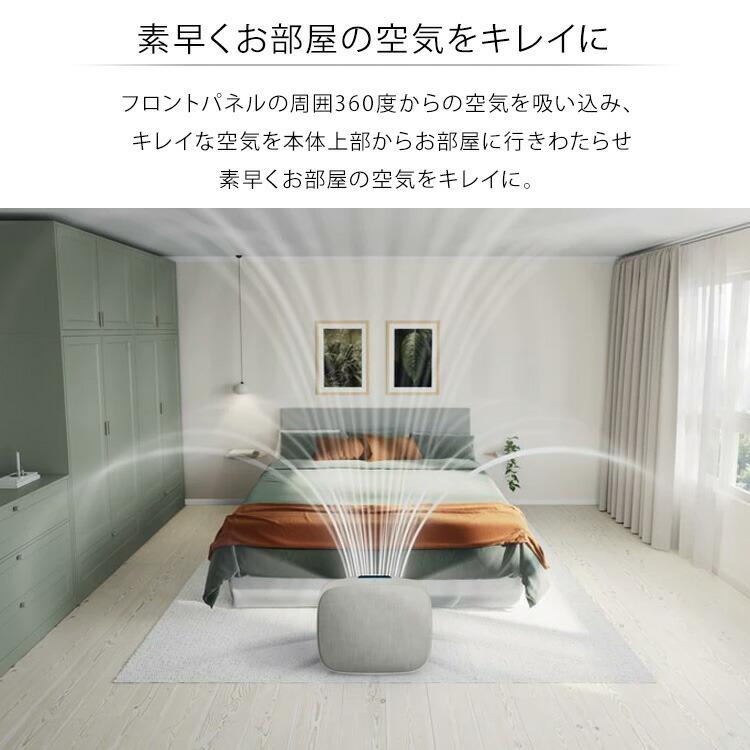 Electrolux　エレクトロラックス　空気清浄機　ポータブル　ライトグレー　WELL　A7　WA71-305GY　静音　花粉対策