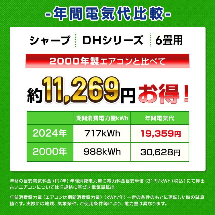 プラズマクラスター シャープ SHARP ルームエアコン おもに6畳用 プラズマクラスター シャープ SHARP ルームエアコン おもに6畳用