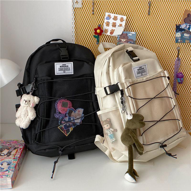 当日発送 リュック 大容量 ブラック シンプルタグデイリーバック 韓国人気 バックパック リュックサックメンズ レディース おしゃれ 大人 0974 ファッションアイリーyahoo 店 通販 Yahoo ショッピング