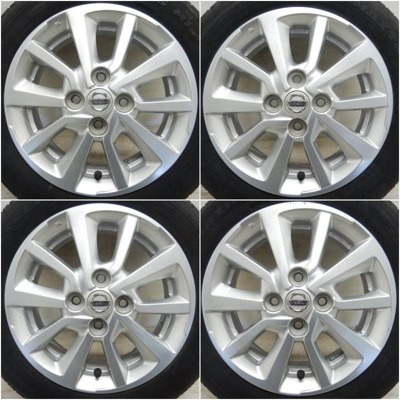 中古 タイヤホイールセット 155/65R14 マックストレック 日産 ニッサン  
