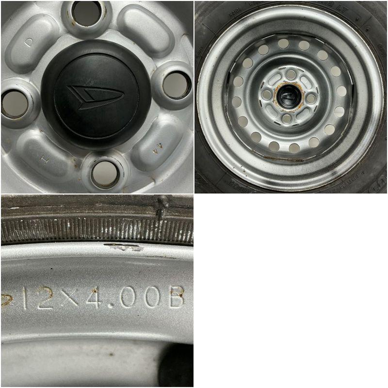 BRIDGESTONE（ブリヂストン） 中古 タイヤホイールセット 145r12 6pr 
