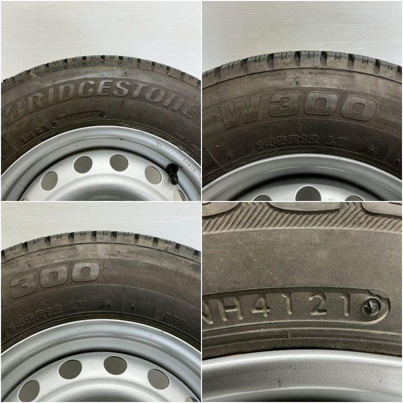 BRIDGESTONE（ブリヂストン） 中古 タイヤホイールセット 145r12 6pr 
