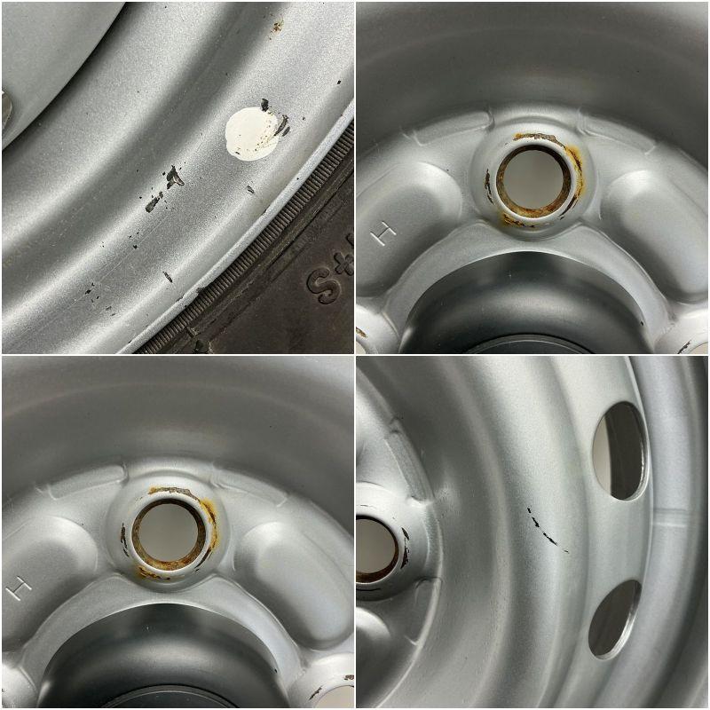 BRIDGESTONE（ブリヂストン） 中古 タイヤホイールセット 145r12 6pr 