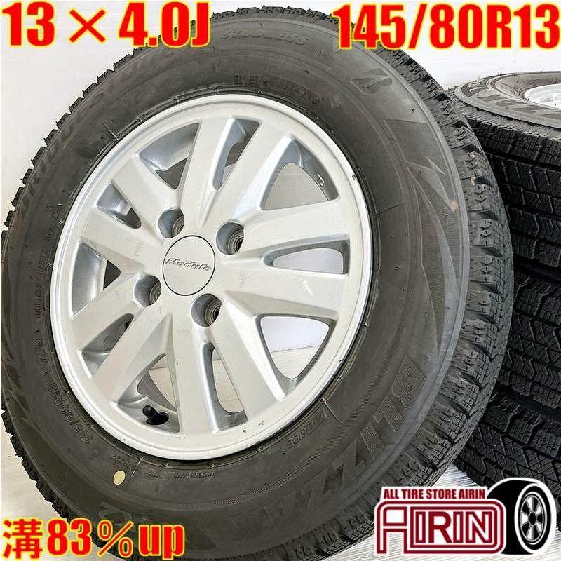 BRIDGESTONE 中古 145/80r13 ブリヂストン ホンダ 純正 Modulo 4本 N  