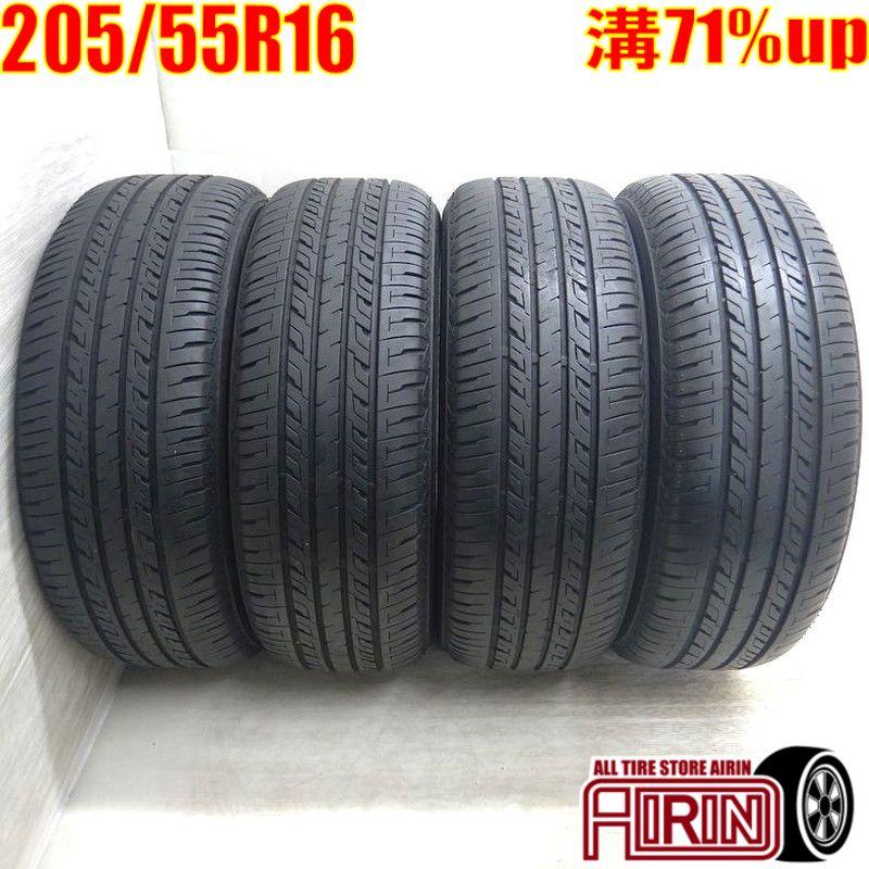 中古タイヤ 205/55r16 タイヤ セイバーリング SL201 4本セット 86 