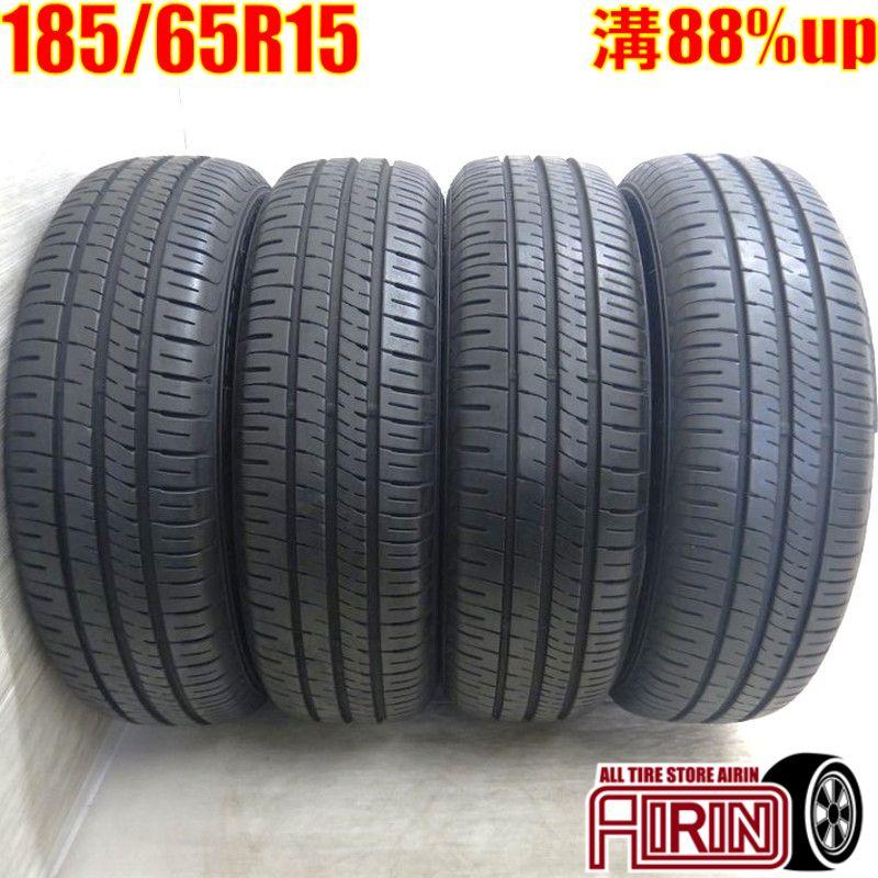 DUNLOP ENASAVE EC204 185/65R15 88S 中古タイヤ4本セット