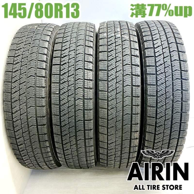 ④ 145/80R13 21年VRX2スタッドレス ホイール付4本セット145 車 