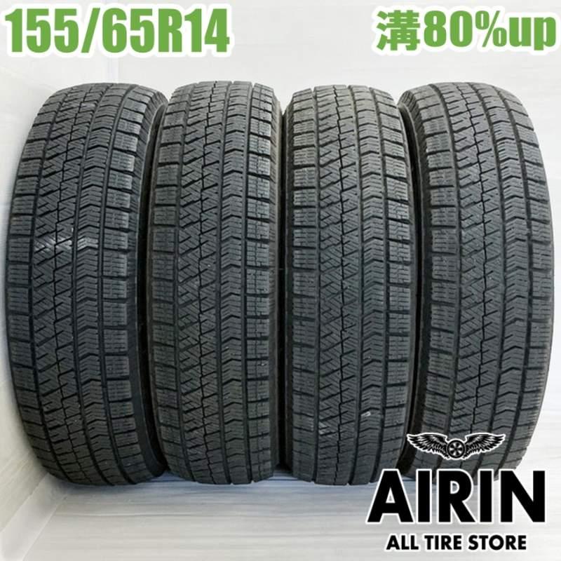 BRIDGESTONE（ブリヂストン） 中古タイヤ 155/65r14 スタッドレス 