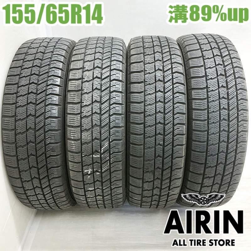 155/65R14 グッドイヤー スタッドレス 14インチ N-BOX グッドイヤー（GOODYEAR） 中古タイヤ 155/65r14 スタッドレスタイヤ