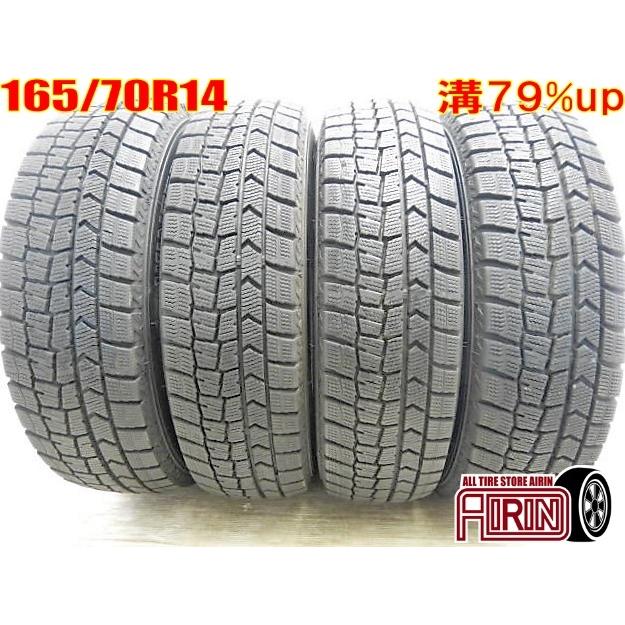 165/70R14 DUNLOP WINTER MAXX (WM02) スタッドレスタイヤ 4本セット アクア スペイド パッソ ヴィッツ マーチ タイヤ 14インチ
