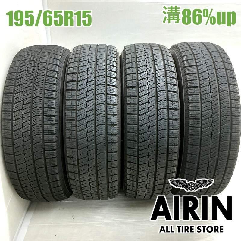BRIDGESTONE（ブリヂストン） 中古タイヤ 195/65r15 スタッドレス