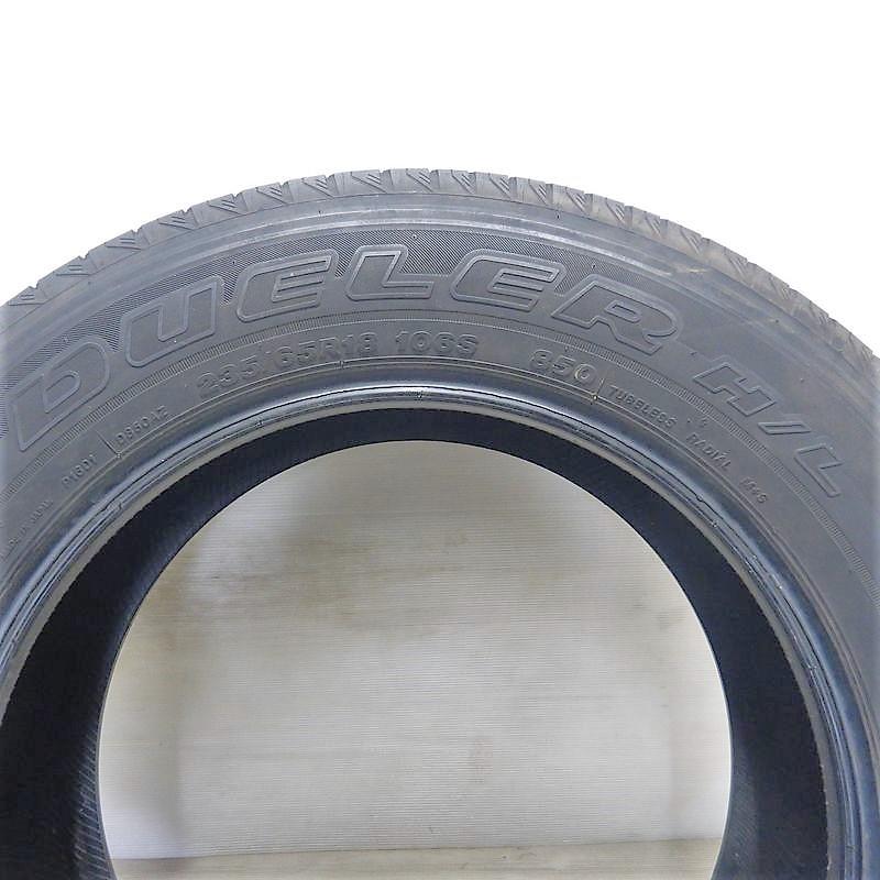 中古タイヤ 235/65R18 サマータイヤ BRIDGESTONE DUELER H/L 850 4本セット ムラーノ レクサスRX アウディQ7 フォード XC90 中古 18インチ｜airin-yshop｜05