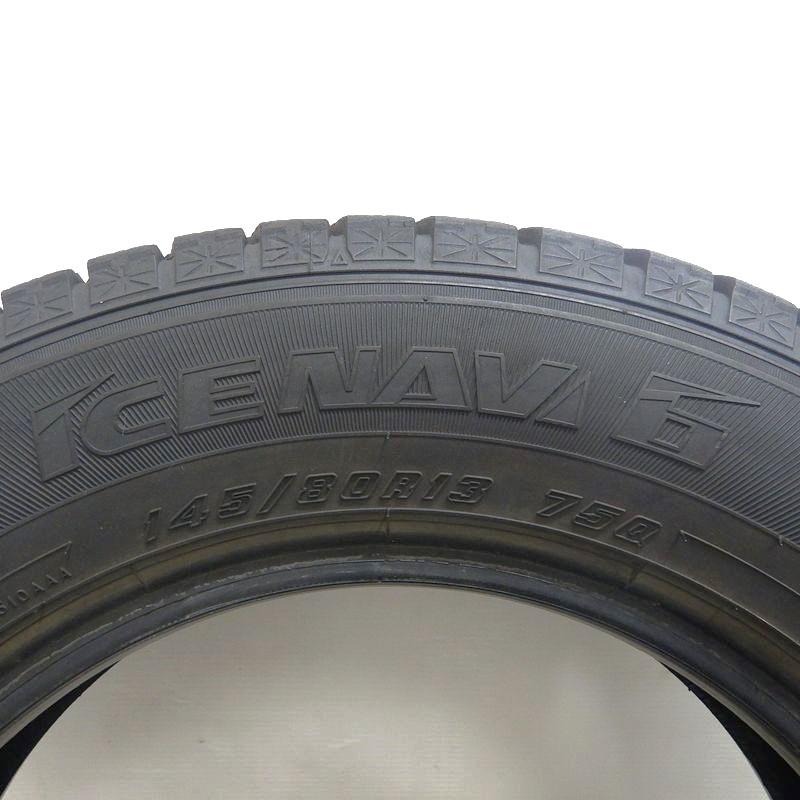 中古タイヤ 145/80r13 スタッドレスタイヤ グッドイヤー アイスナビ ６ 4本セット モコ キャロル フレアワゴン プレオ 中古 13インチ｜airin-yshop｜05