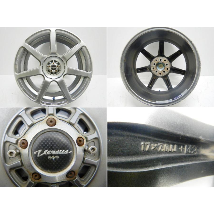 17インチ アルミ RAYS VERSUSマルチタイプ 4本 エクストレイル  
