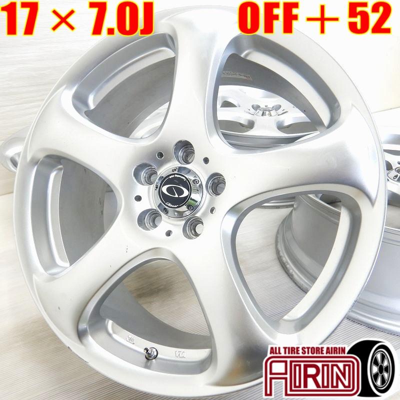 中古 アルミホイール 17インチ glitzer 4本セット インプレッサ