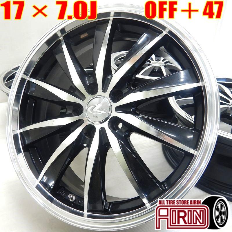 中古 アルミホイール 17インチ Weds LEONIS ウェッズ レオニス 4本 