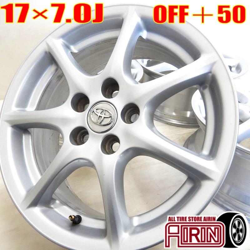 中古 アルミホイール 17インチ トヨタ エスティマ 純正 4本セット 