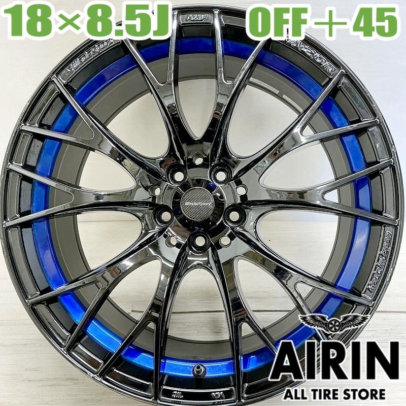 中古 アルミホイール 18インチ Weds sport SA20R ウェッズスポーツ 1本