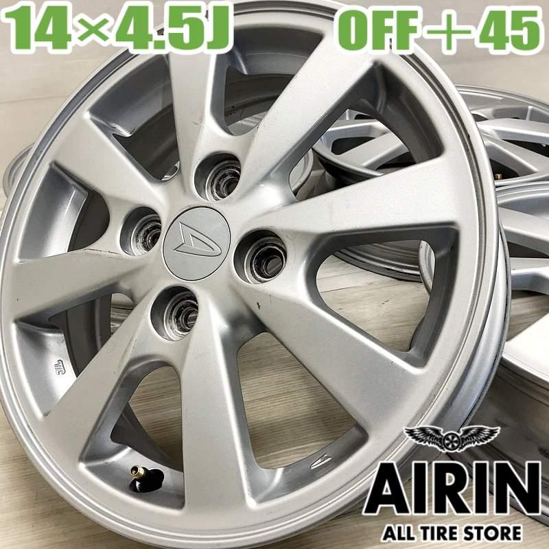 中古 14インチ ダイハツ ムーヴ 4本セット ミラトコット ミラカスタム 