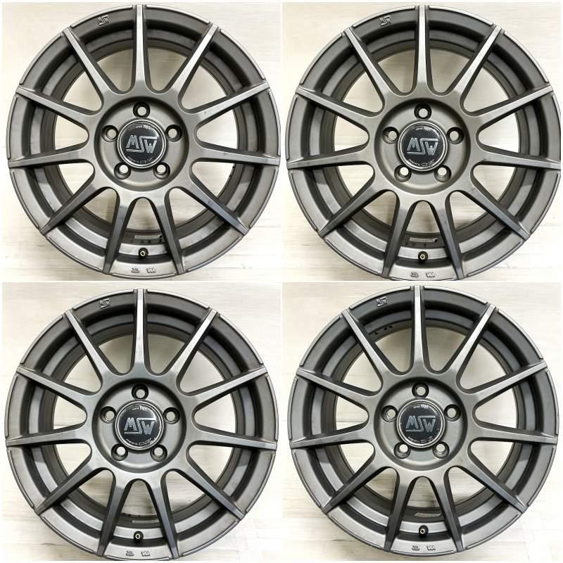 OZレーシング MSW 16inch 4本セット ミニクーパーなど 中古 アルミホイール 16インチ MSW by O.Z Racing 4本セット 不明 など