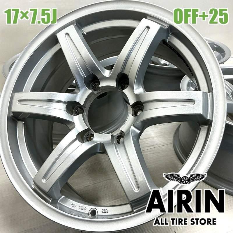 中古 アルミホイール 17インチ 社外ホイール 4本セット ハイラックス
