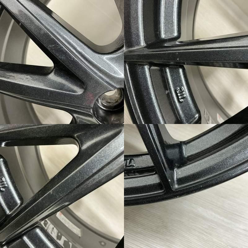 中古 アルミホイール 17インチ VELVA SPORT Z 4本セット インプレッサ