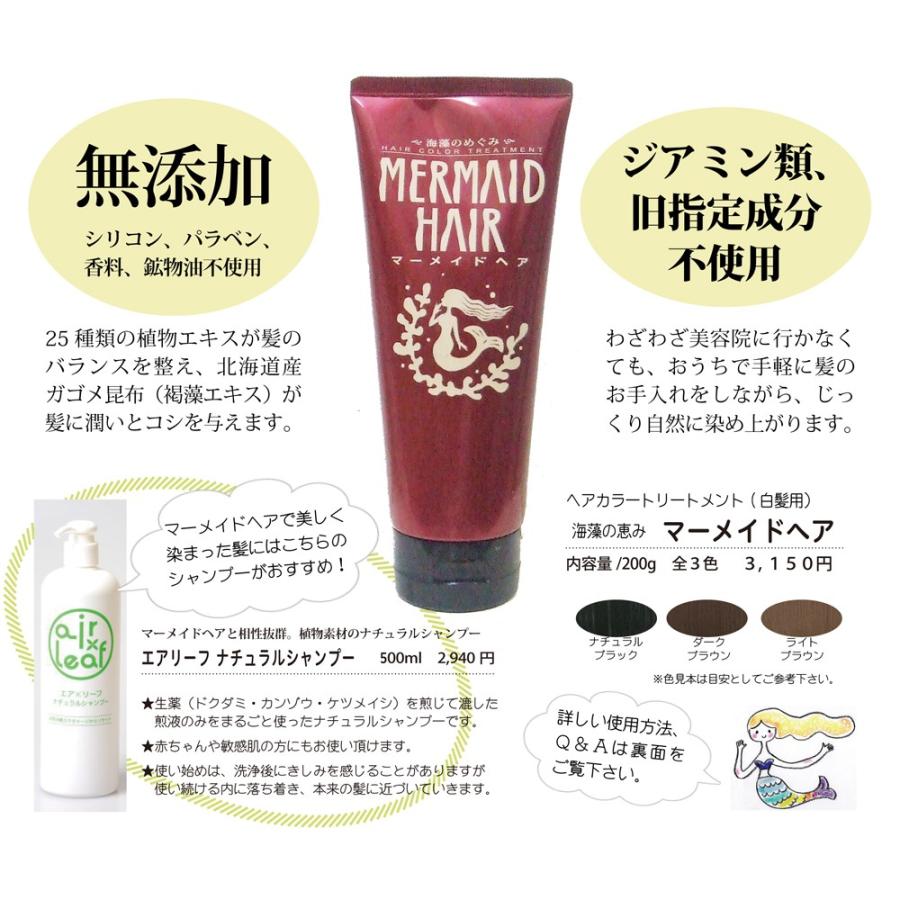 サロンクオリティー ヘアケア リッチ マーメイド トリートメント 2本セット 在庫限り] ヘアカラートリートメント マーメイドヘア 天然成分配合