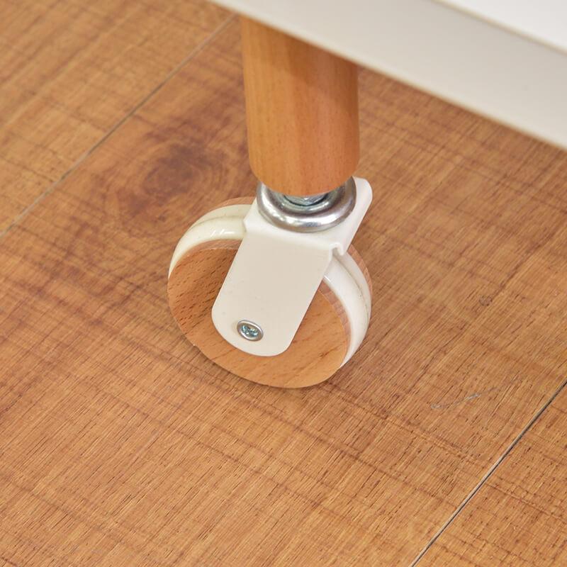 ワゴン3D 家具 収納 ラック キャスター付き インテリア 北欧 レトロカラー 新生活の画像