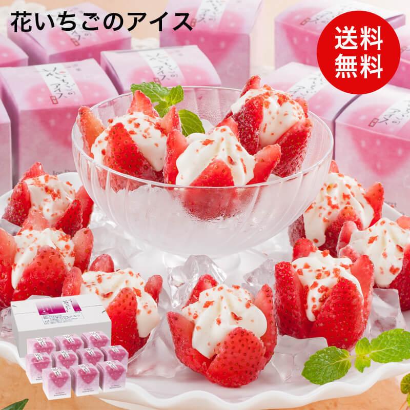 花いちごのアイス 苺 イチゴ ドライストロベリー スイーツ 送料無料 食品ギフト Gift ギフトショップ Anniversary World 通販 Yahoo ショッピング