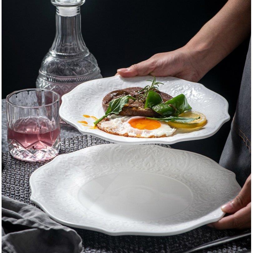 Sale Off 皿 プレート 食器 キッチン用品 おしゃれ ギフト プレゼント デザート 料理 洋風 ホームパーティー ホワイト記念 モノトーン ゴージャス フェミニン Airoom Discoversvg Com