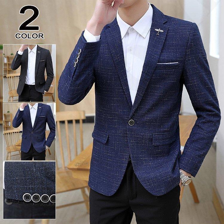 テーラードジャケット メンズ ジャケット ブレザー ビジネス 通勤 紳士用 スリム 細身 シングルスーツ アウター Airoom セール