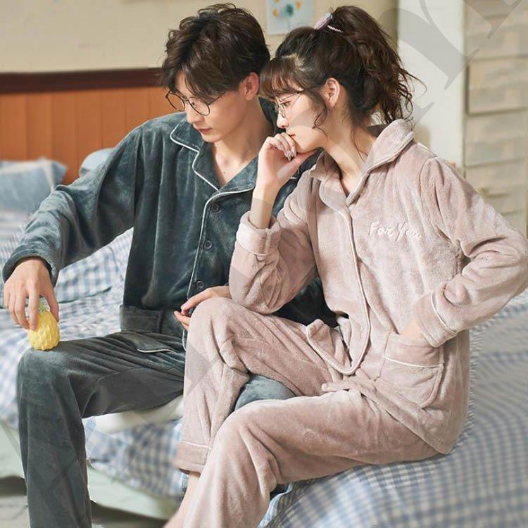 レディース ルームウェア 上下セット 冬 長袖 フランネル パジャマ メンズ ルームウェア ペアパジャマ 前開き もこもこ メンズ 部屋着 単品売り 21rsy Airoom 通販 Yahoo ショッピング