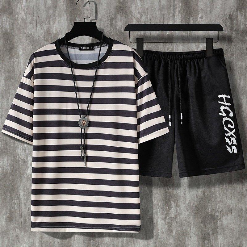 直輸入品激安 セットアップ メンズ 上下セット シャツ ハーフパンツ ボーダー柄 半袖 部屋着 大人 紳士 男性 夏 かっこいい おしゃれ Novabookings Com Br