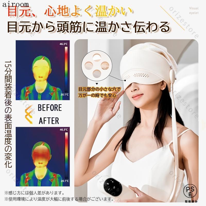 ヘッドリラクゼーション器 アイウォーマー ヘッドスパ ホット
