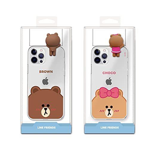 Line Friends Iphone 12 ケース Iphone 12 Pro ケース 公式ライセンス品 ラインフレンズ ブラウン クリア 期間限定 最安値挑戦