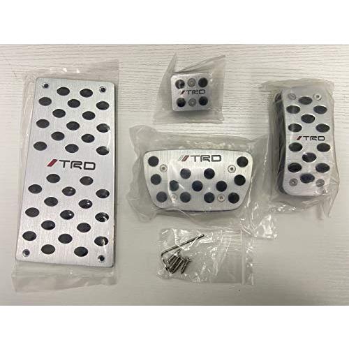 TRD アルミペダル TOYOTA トヨタ AT用 はめ込み式 アルファード ヴェルファイア プリウス ハリアー ヴィッツ エスティマ 等汎用