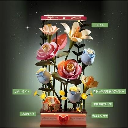 ROBOTIME　FLORAL ART　Blooming Bouquet Box【AF01D】ROKR（組立キット）（英語版製品） |  | 03