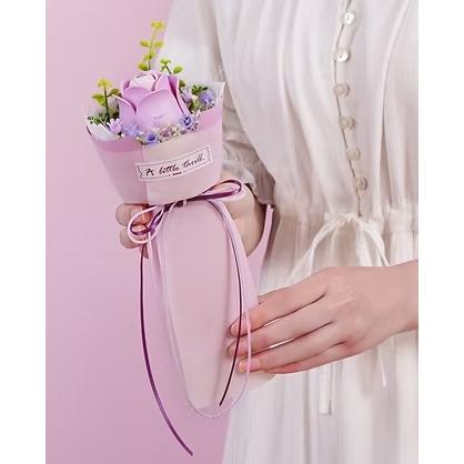 【6,000円以上で送料無料対象商品】ROBOTIME　FLORAL ART　Purple Rose【AF021】ROKR（組立キット）（英語版製品） |  | 02