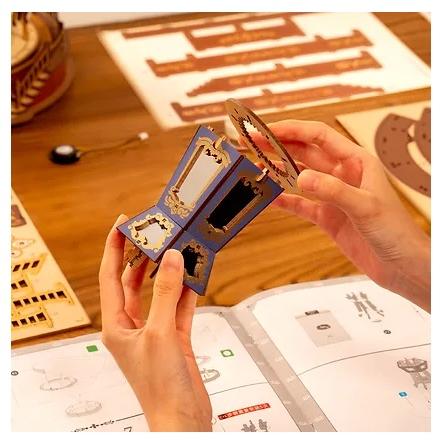 ROBOTIME 夢幻のメリーゴーランド【AMC01】Rolife 3Dウッド