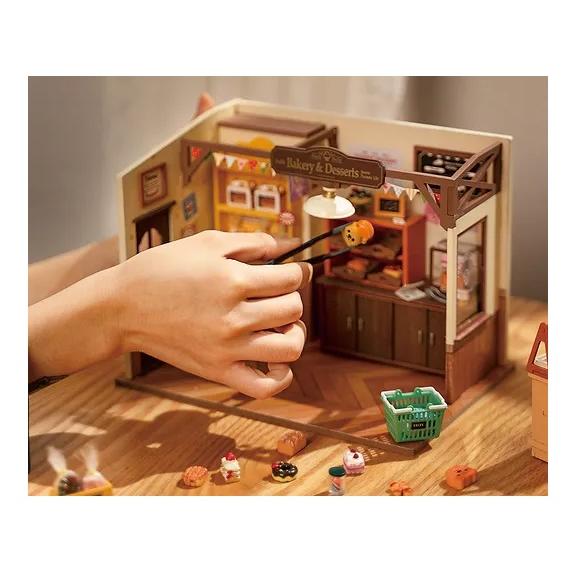 ROBOTIME 夕方のパン屋【DG161】Rolife DIYミニチュアハウス（組立