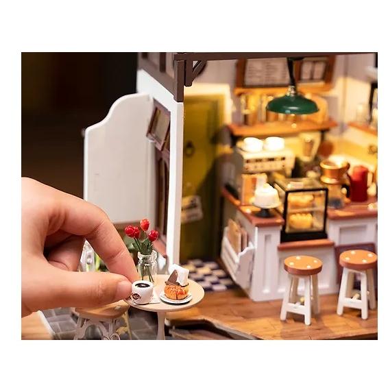 ROBOTIME No.17喫茶店【DG162】Rolife DIYミニチュアハウス（組立