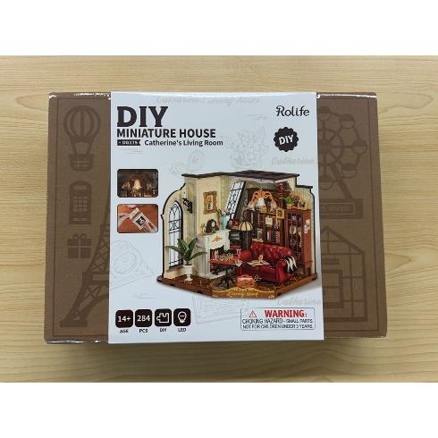 ROBOTIME Catherine's Living Room【DG175】Rolife DIYミニチュア