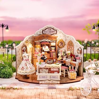 Rin♡ドールハウス DW013B Blooming Tea Garden Miniature House