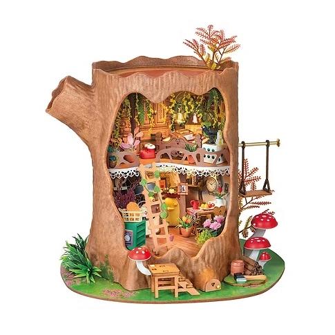 ROBOTIME Fairytale Tree House【DG179】Rolife DIYミニチュアハウス