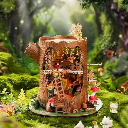 ROBOTIME Fairytale Tree House【DG179】Rolife DIYミニチュアハウス