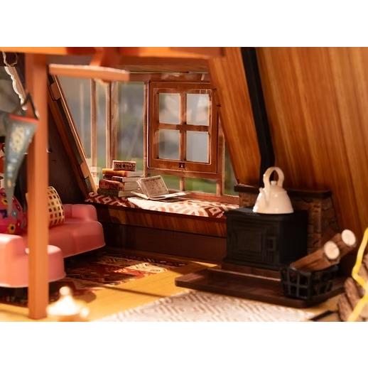 ROBOTIME A-Frame Cabin【DG181】Rolife DIYミニチュアハウス（組立