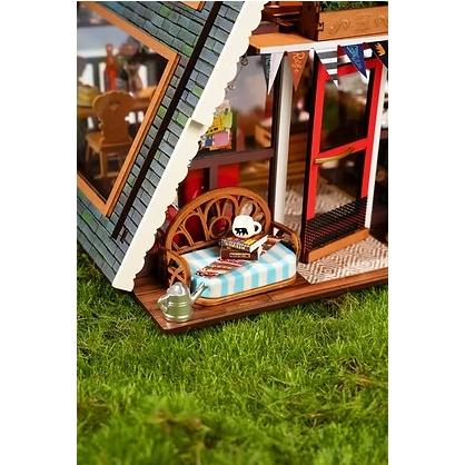 ROBOTIME A-Frame Cabin【DG181】Rolife DIYミニチュアハウス（組立