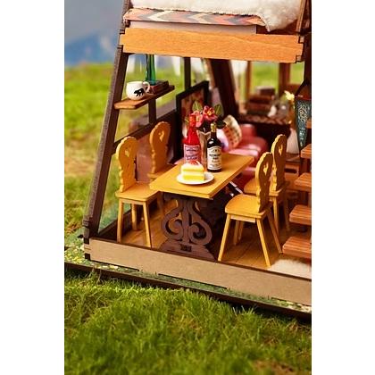 ROBOTIME A-Frame Cabin【DG181】Rolife DIYミニチュアハウス（組立